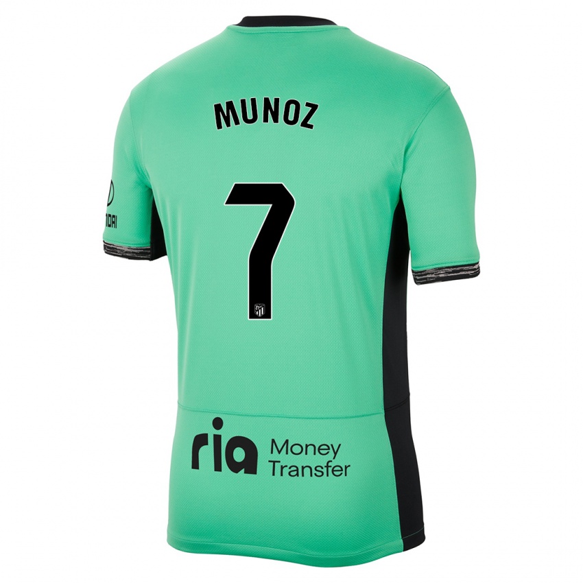 Mulher Camisola Joaquin Munoz #7 Primavera Verde Terceiro 2023/24 Camisa