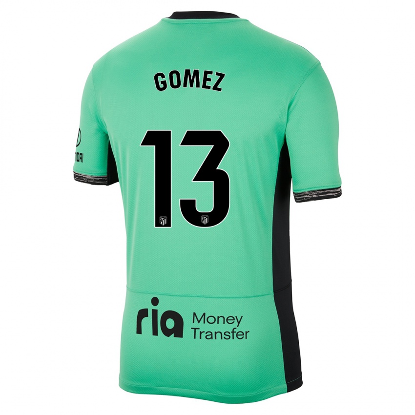Mulher Camisola Christian Gomez #13 Primavera Verde Terceiro 2023/24 Camisa
