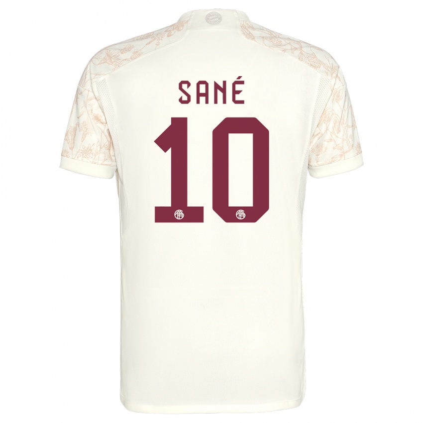 Mulher Camisola Leroy Sane #10 Off White Terceiro 2023/24 Camisa