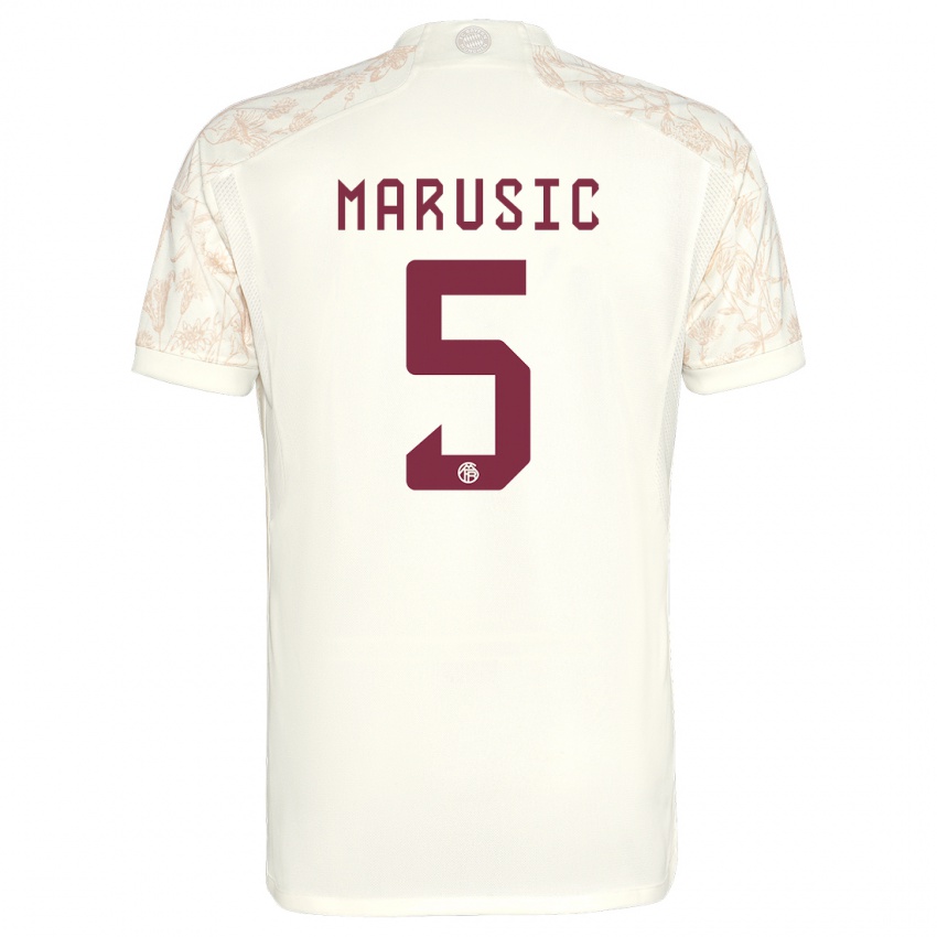 Mulher Camisola Gabriel Marusic #5 Off White Terceiro 2023/24 Camisa