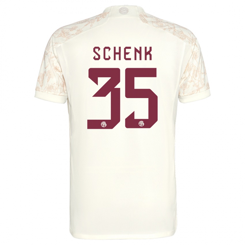 Mulher Camisola Johannes Schenk #35 Off White Terceiro 2023/24 Camisa