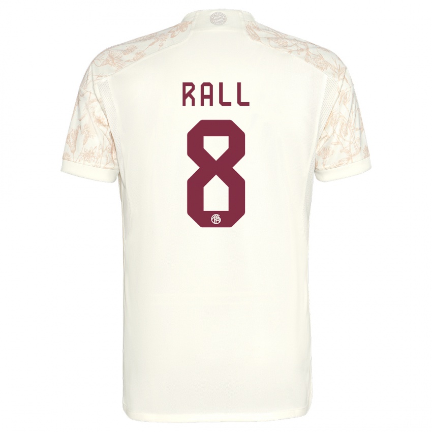 Mulher Camisola Maximiliane Rall #8 Off White Terceiro 2023/24 Camisa