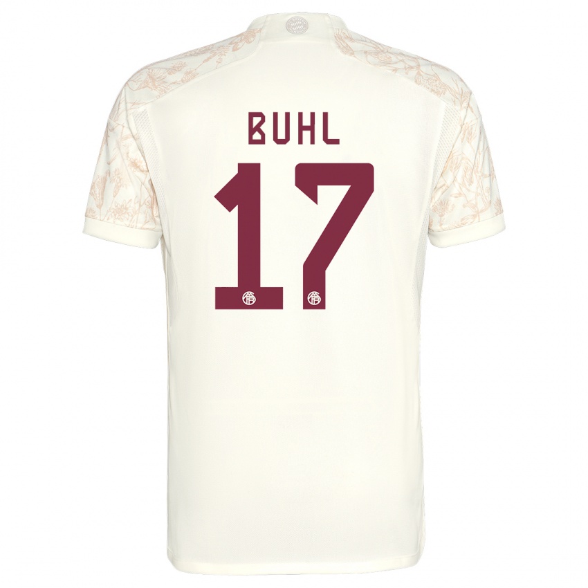 Mulher Camisola Klara Buhl #17 Off White Terceiro 2023/24 Camisa