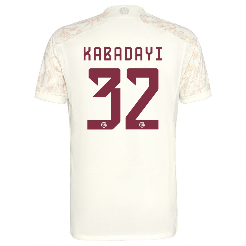 Mulher Camisola Yusuf Kabadayi #32 Off White Terceiro 2023/24 Camisa