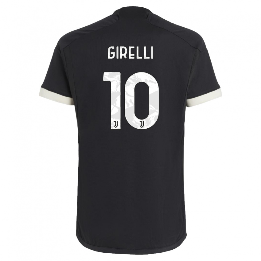 Mulher Camisola Cristiana Girelli #10 Preto Terceiro 2023/24 Camisa