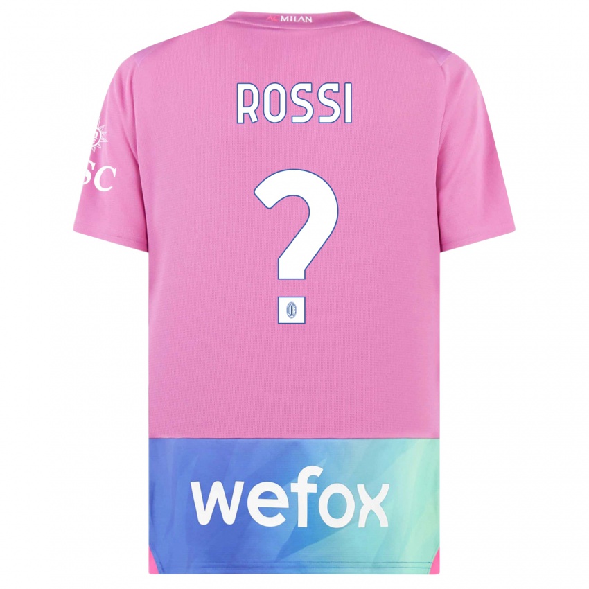 Mulher Camisola Gianluca Rossi #0 Rosa Roxo Terceiro 2023/24 Camisa