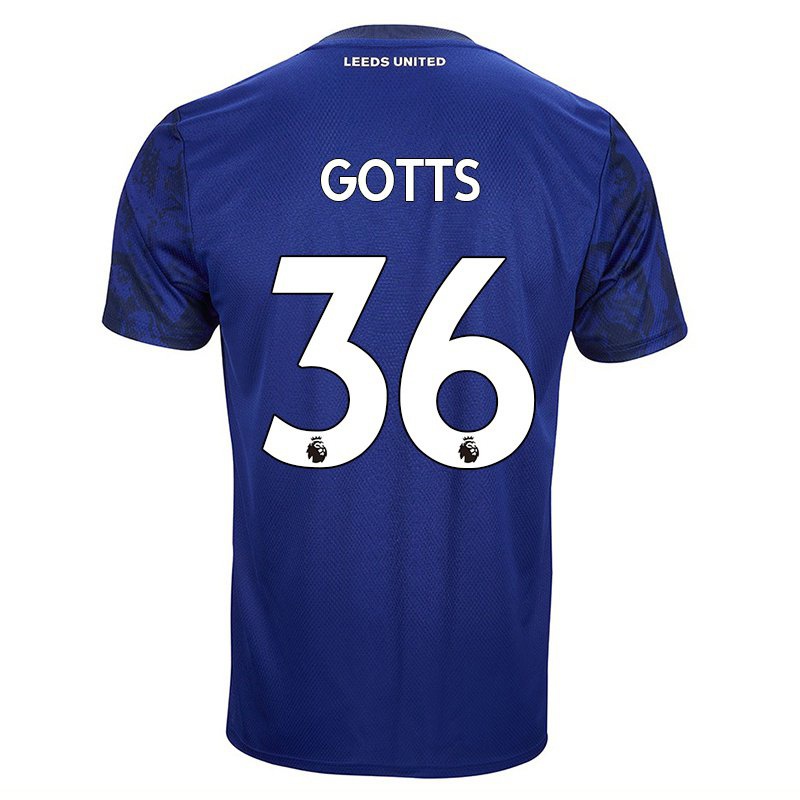 Homem Camisola Robbie Gotts #36 Royal Azul Alternativa 2021/22 Camisa