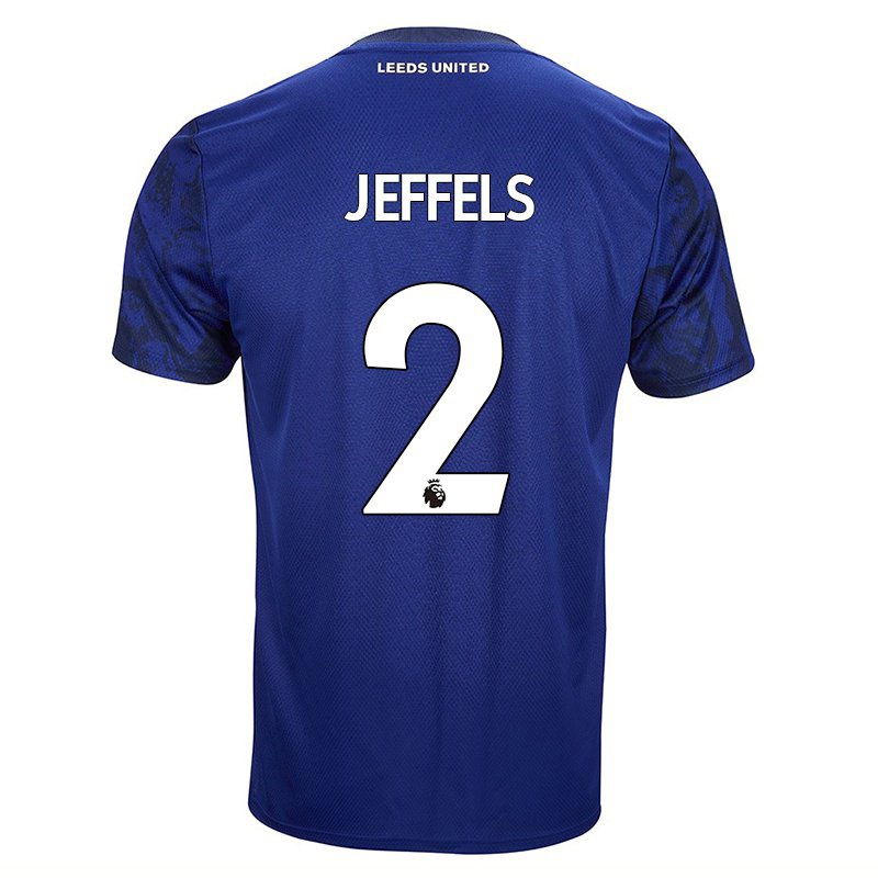 Homem Camisola Rebecca Jeffels #2 Royal Azul Alternativa 2021/22 Camisa