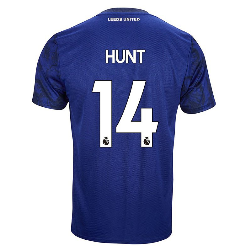 Homem Camisola Kirstie Hunt #14 Royal Azul Alternativa 2021/22 Camisa