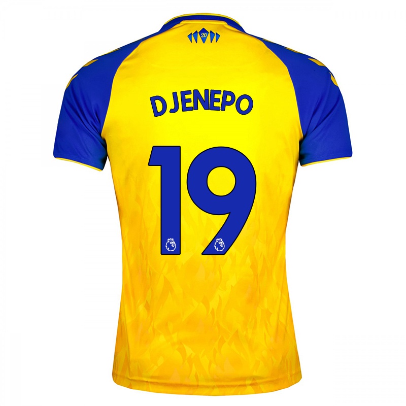 Homem Camisola Moussa Djenepo #19 Amarelo Azul Alternativa 2021/22 Camisa