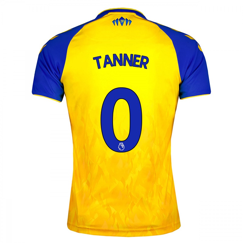 Homem Camisola Jess Tanner #0 Amarelo Azul Alternativa 2021/22 Camisa