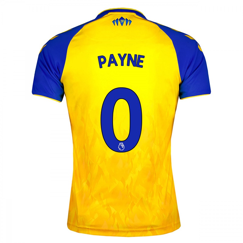 Homem Camisola Lewis Payne #0 Amarelo Azul Alternativa 2021/22 Camisa