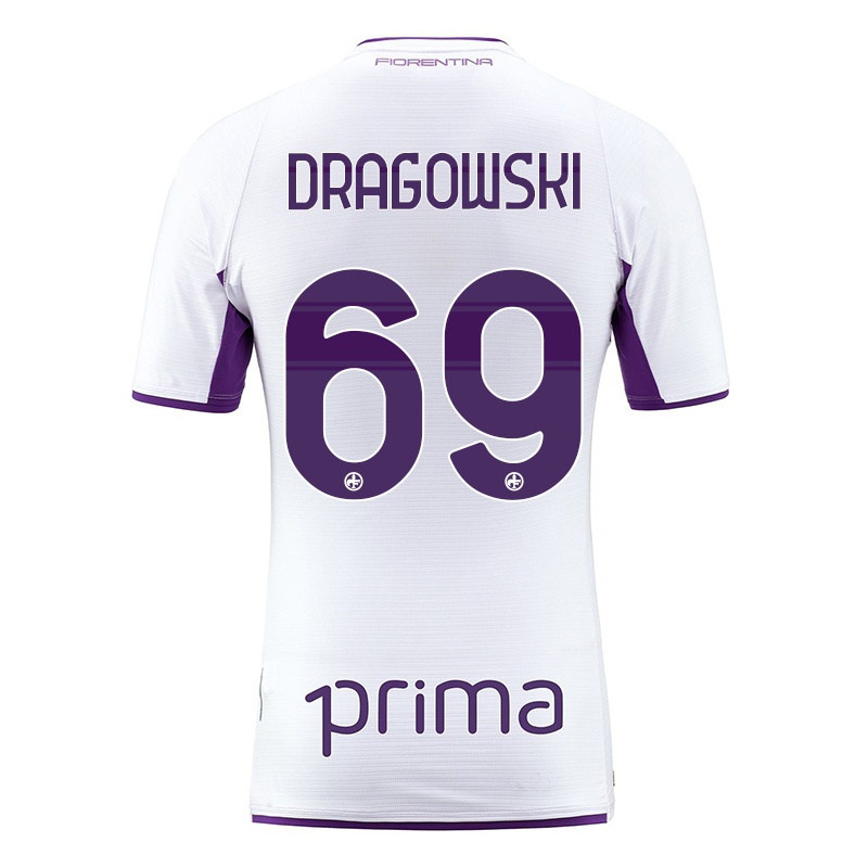 Homem Camisola Bartlomiej Dragowski #69 Branco Alternativa 2021/22 Camisa