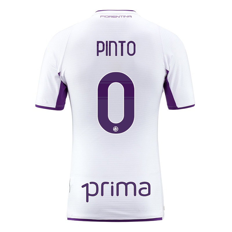 Homem Camisola Pierluigi Pinto #0 Branco Alternativa 2021/22 Camisa