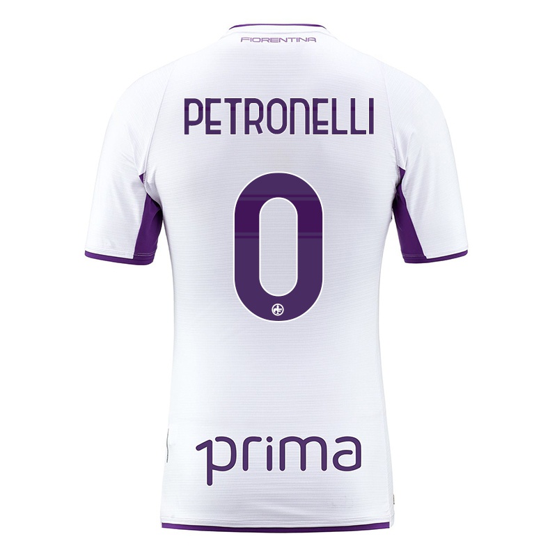 Homem Camisola Lorenzo Petronelli #0 Branco Alternativa 2021/22 Camisa