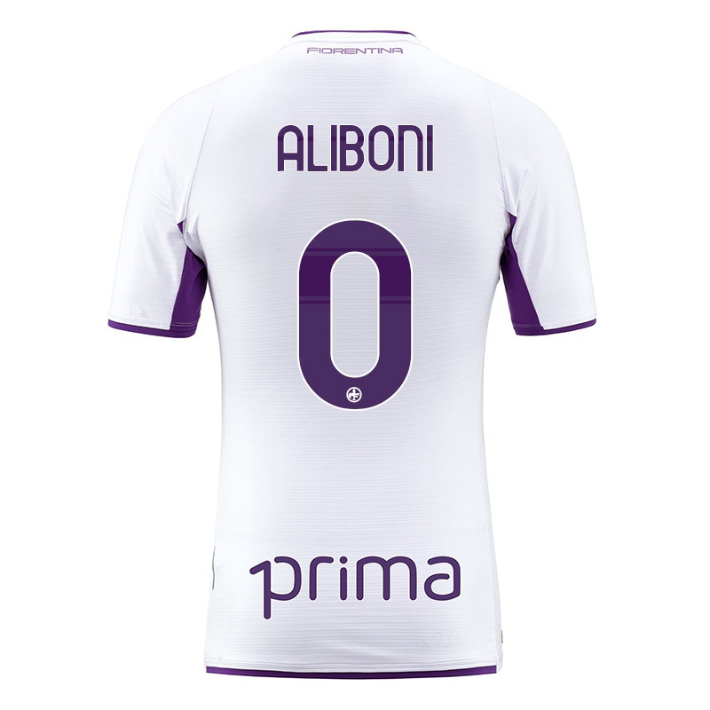 Homem Camisola Lorenzo Aliboni #0 Branco Alternativa 2021/22 Camisa