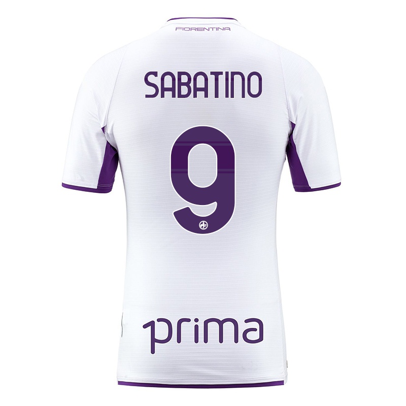 Homem Camisola Daniela Sabatino #9 Branco Alternativa 2021/22 Camisa