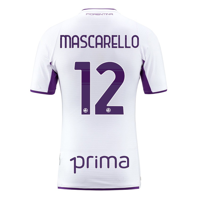 Homem Camisola Marta Mascarello #12 Branco Alternativa 2021/22 Camisa