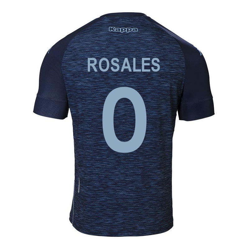 Homem Camisola Santiago Rosales #0 Azul Escuro Alternativa 2021/22 Camisa