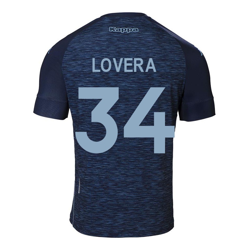 Homem Camisola Maximiliano Lovera #34 Azul Escuro Alternativa 2021/22 Camisa
