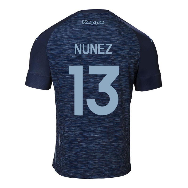 Homem Camisola Matias Nunez #13 Azul Escuro Alternativa 2021/22 Camisa