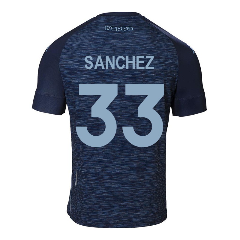 Homem Camisola Sergio Sanchez #33 Azul Escuro Alternativa 2021/22 Camisa