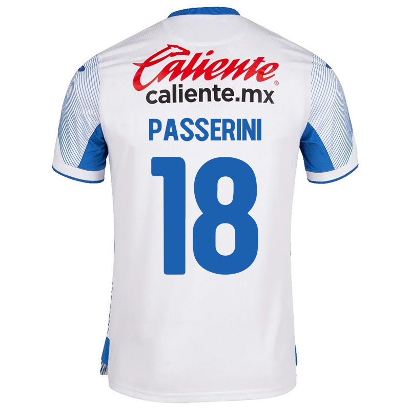 Homem Camisola Lucas Passerini #18 Branco Alternativa 2021/22 Camisa