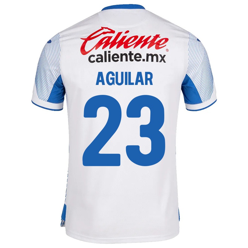 Homem Camisola Pablo Aguilar #23 Branco Alternativa 2021/22 Camisa