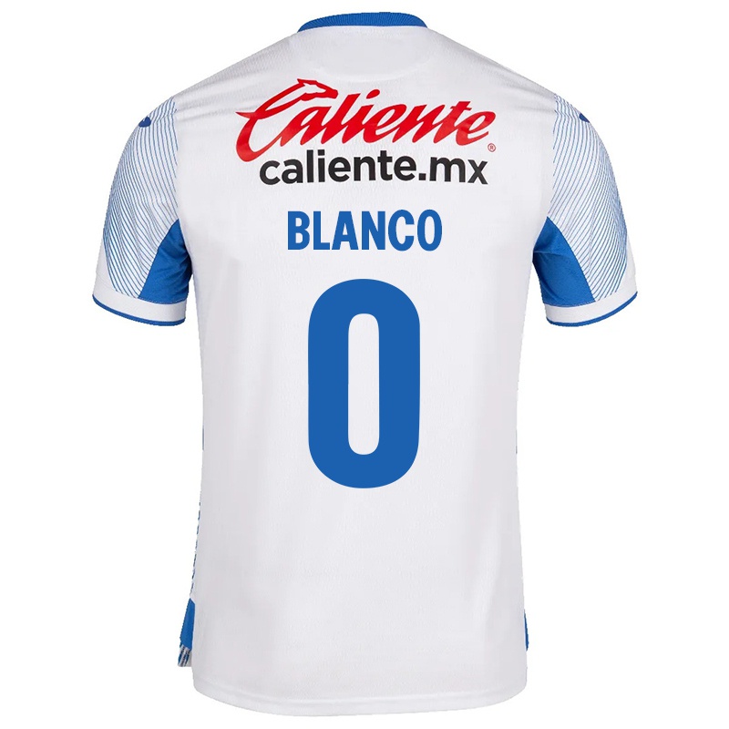 Homem Camisola Juan Blanco #0 Branco Alternativa 2021/22 Camisa