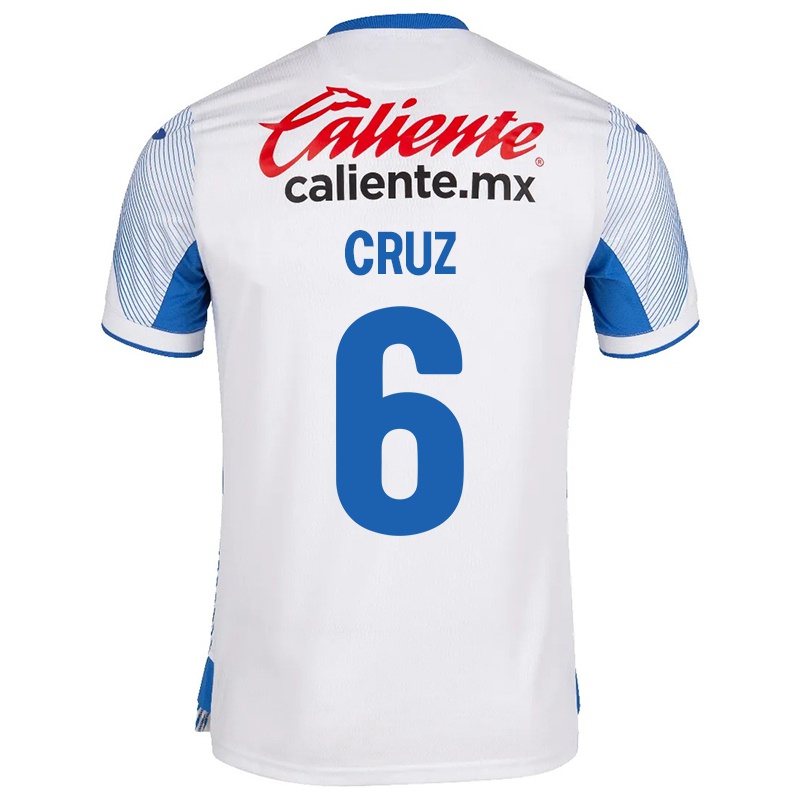 Homem Camisola Itzel Cruz #6 Branco Alternativa 2021/22 Camisa