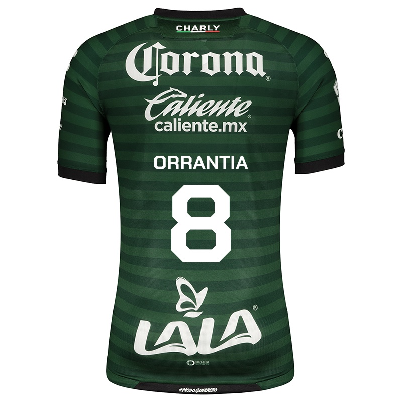 Homem Camisola Carlos Orrantia #8 Branco Verde Alternativa 2021/22 Camisa