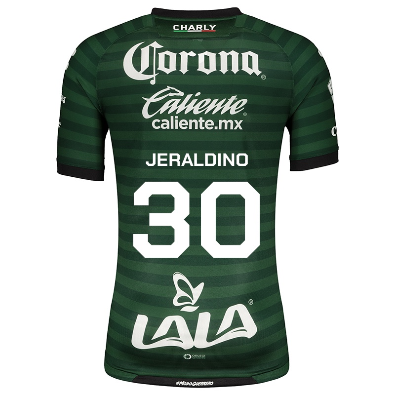 Homem Camisola Ignacio Jeraldino #30 Branco Verde Alternativa 2021/22 Camisa