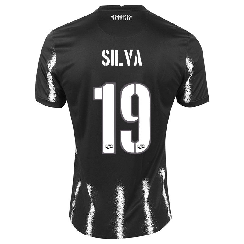 Homem Camisola Gustavo Silva #19 Preto Alternativa 2021/22 Camisa