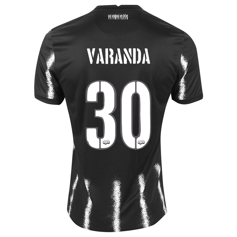 Homem Camisola Rodrigo Varanda #30 Preto Alternativa 2021/22 Camisa