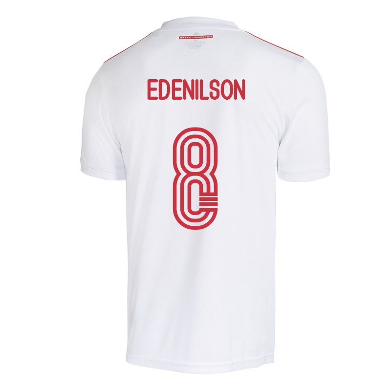 Homem Camisola Edenilson #8 Branco Alternativa 2021/22 Camisa