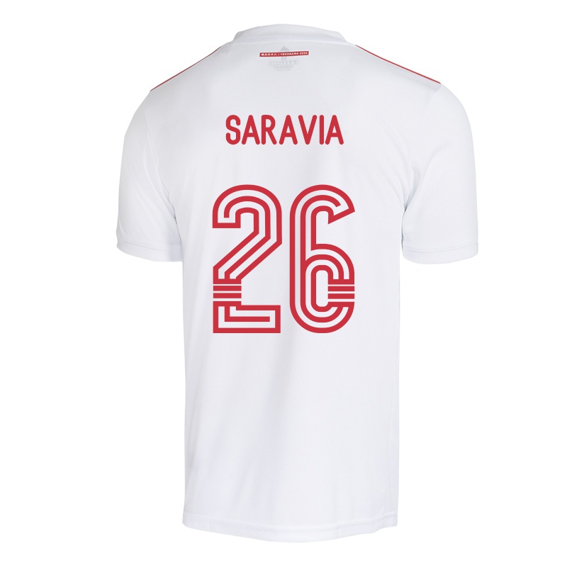 Homem Camisola Saravia #26 Branco Alternativa 2021/22 Camisa
