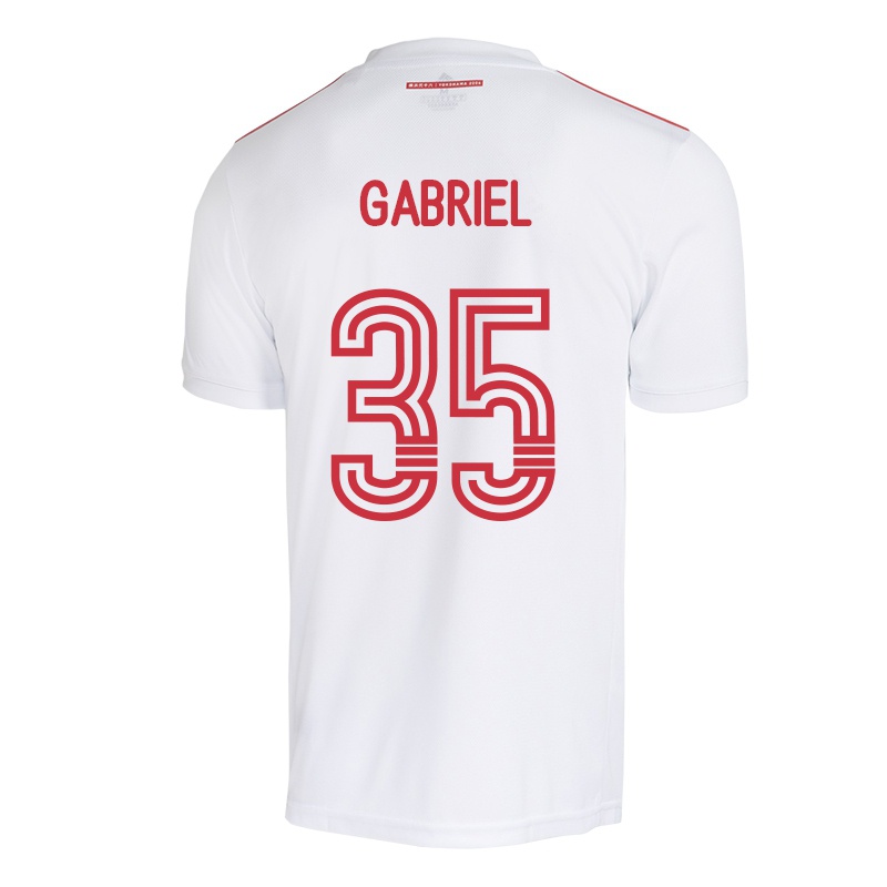 Homem Camisola Ze Gabriel #35 Branco Alternativa 2021/22 Camisa
