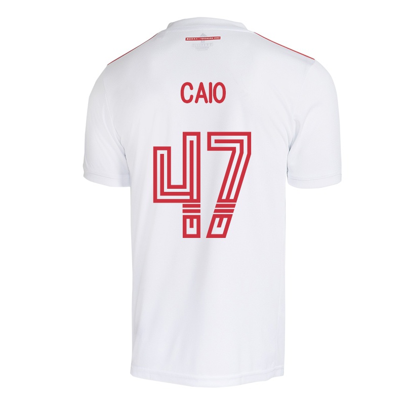 Homem Camisola Caio Vidal #47 Branco Alternativa 2021/22 Camisa