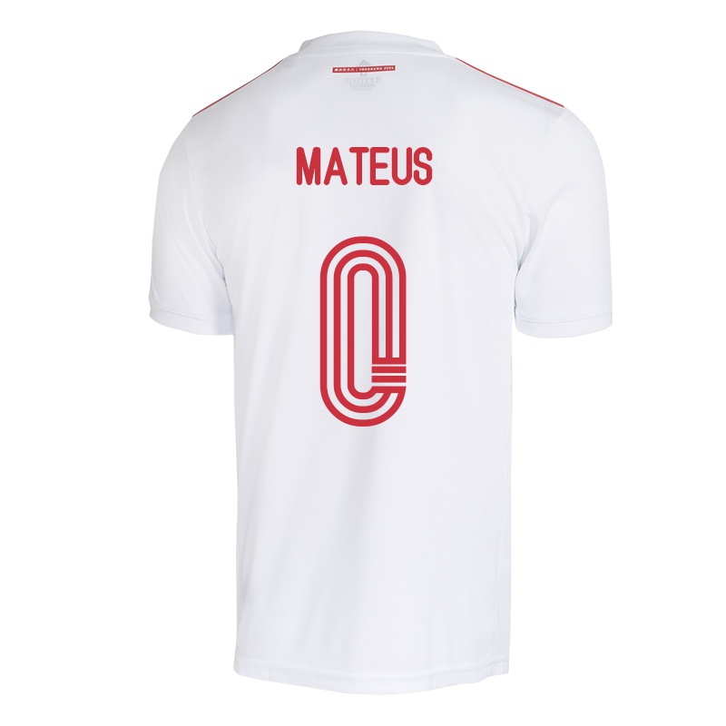 Homem Camisola Mateus #0 Branco Alternativa 2021/22 Camisa