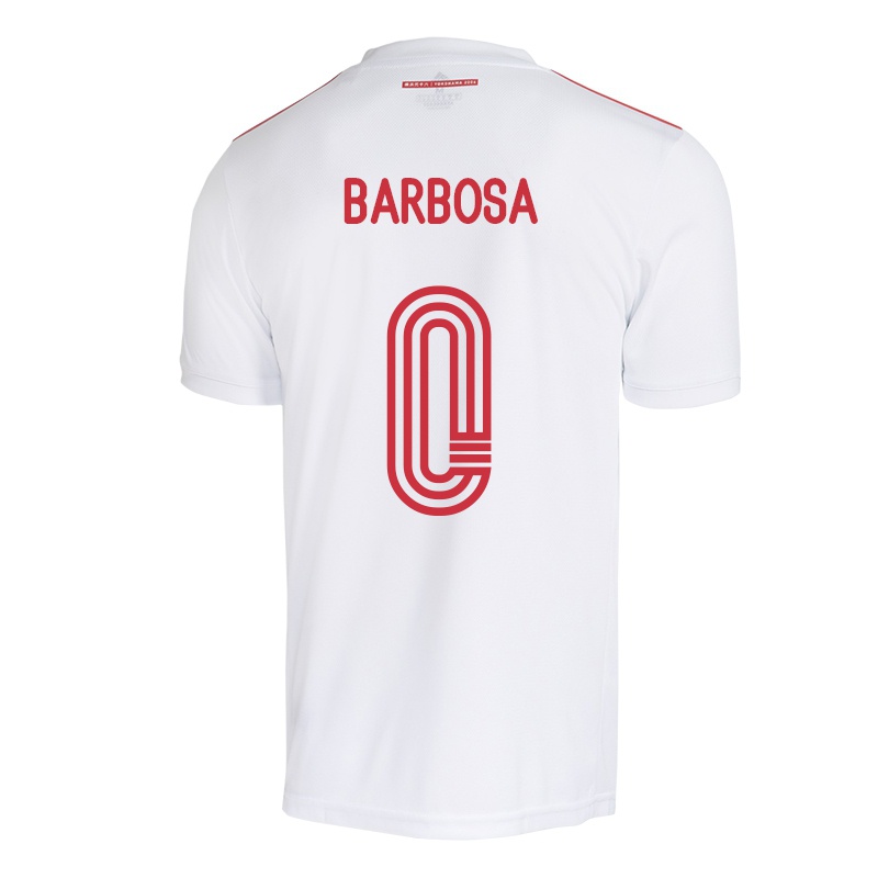 Homem Camisola Tiago Barbosa #0 Branco Alternativa 2021/22 Camisa