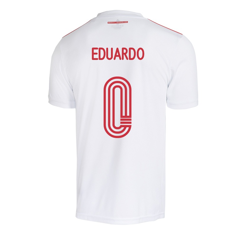 Homem Camisola Carlos Eduardo #0 Branco Alternativa 2021/22 Camisa