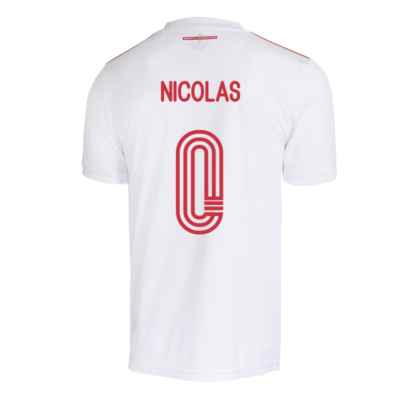 Homem Camisola Nicolas #0 Branco Alternativa 2021/22 Camisa