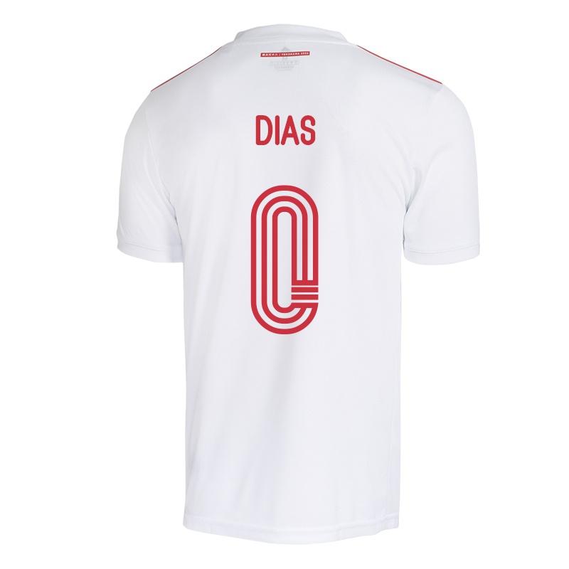 Homem Camisola Matheus Dias #0 Branco Alternativa 2021/22 Camisa