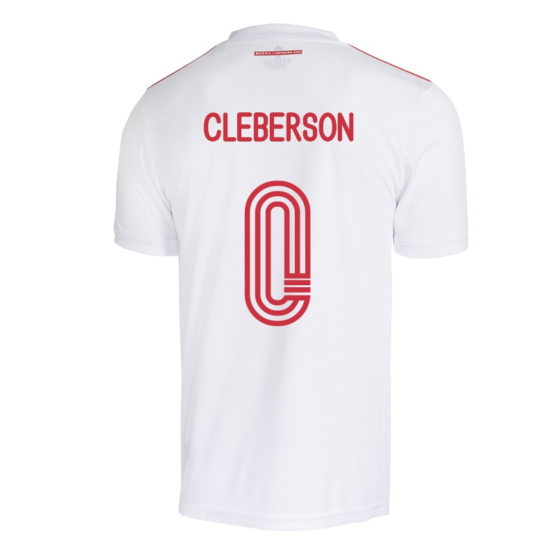Homem Camisola Cleberson #0 Branco Alternativa 2021/22 Camisa