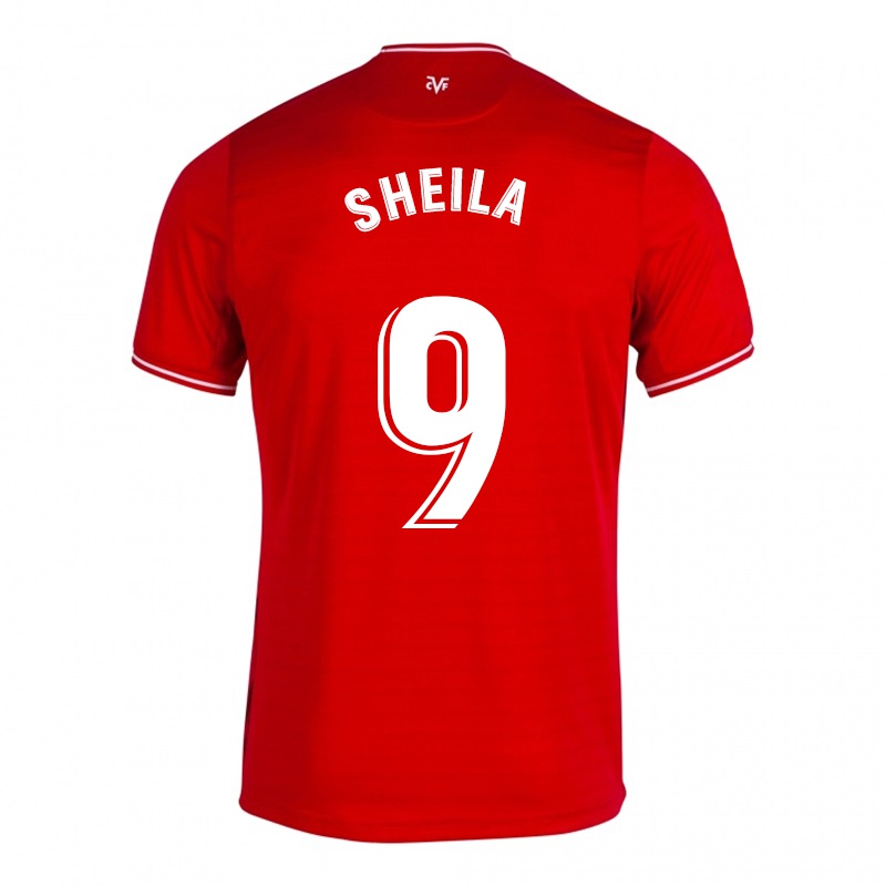 Homem Camisola Sheila #9 Vermelho Alternativa 2021/22 Camisa