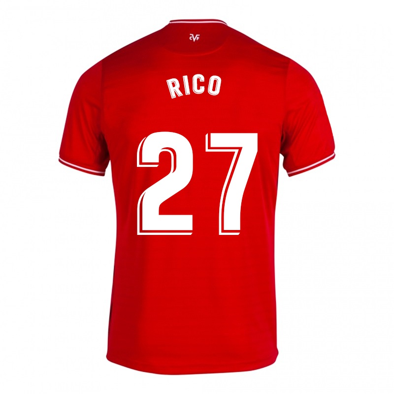 Homem Camisola Vera Rico #27 Vermelho Alternativa 2021/22 Camisa