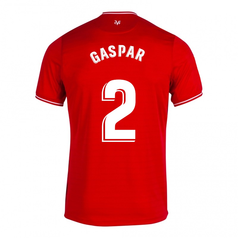 Homem Camisola Mario Gaspar #2 Vermelho Alternativa 2021/22 Camisa