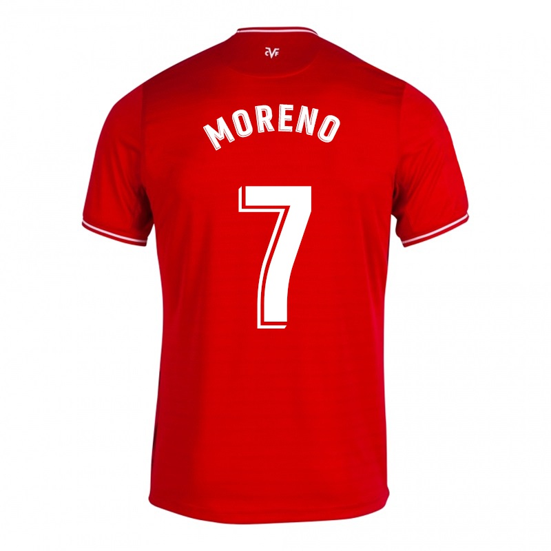 Homem Camisola Gerard Moreno #7 Vermelho Alternativa 2021/22 Camisa