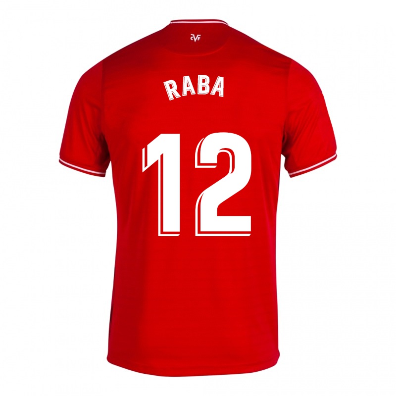 Homem Camisola Dani Raba #12 Vermelho Alternativa 2021/22 Camisa