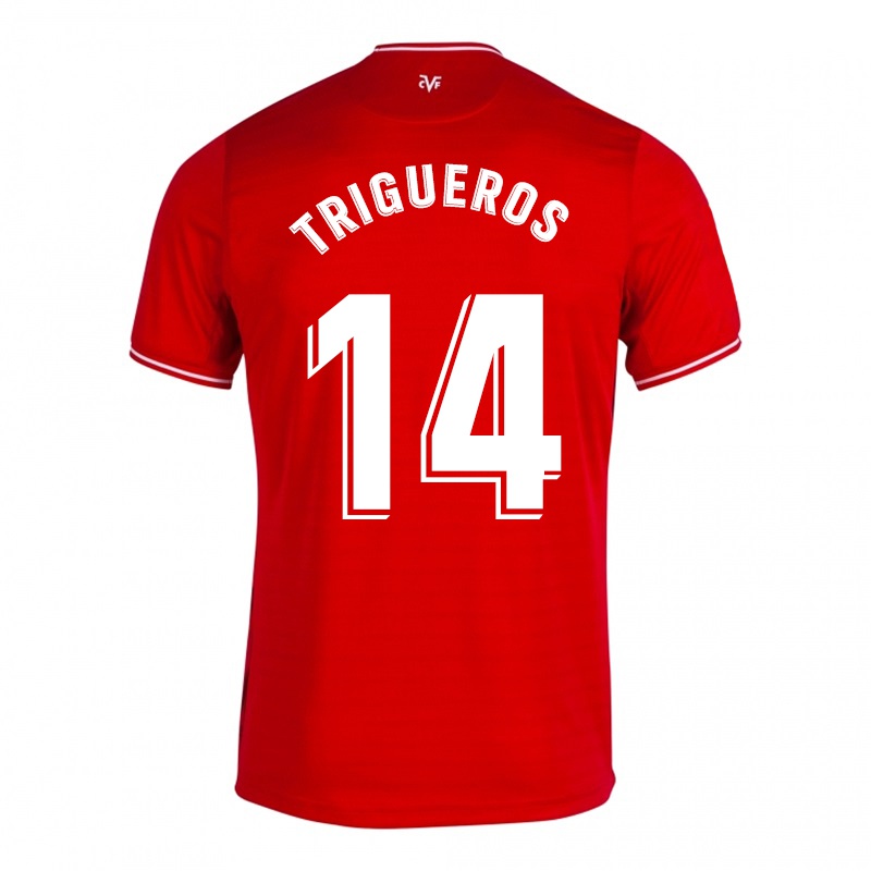 Homem Camisola Manu Trigueros #14 Vermelho Alternativa 2021/22 Camisa